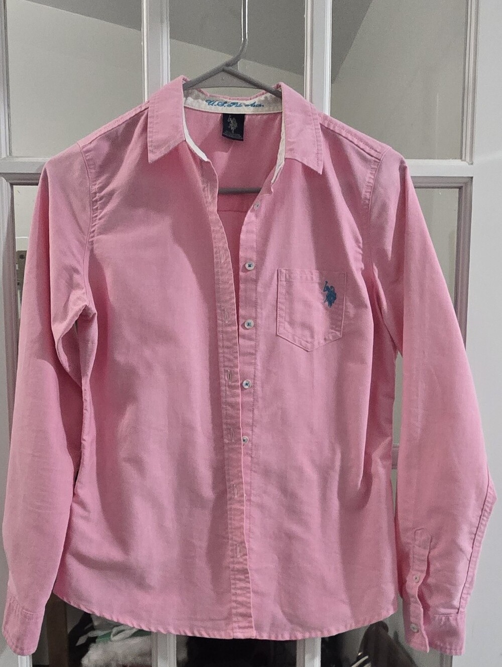 U.S. Polo Assn. Pink Long-Sleeve Button-Down Shirt